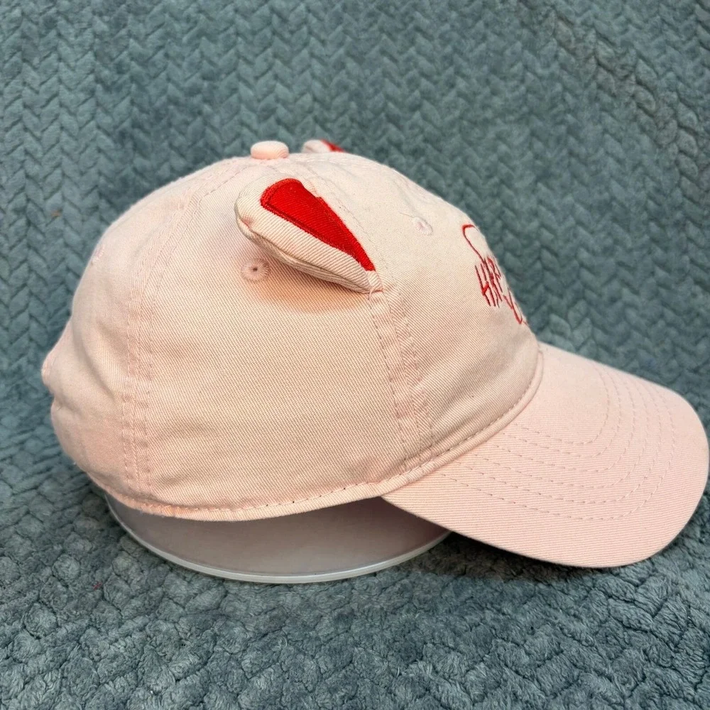 DC Comics Birds of Prey Harley Quinn Pink Baseball Cap Hat with Ears 0918